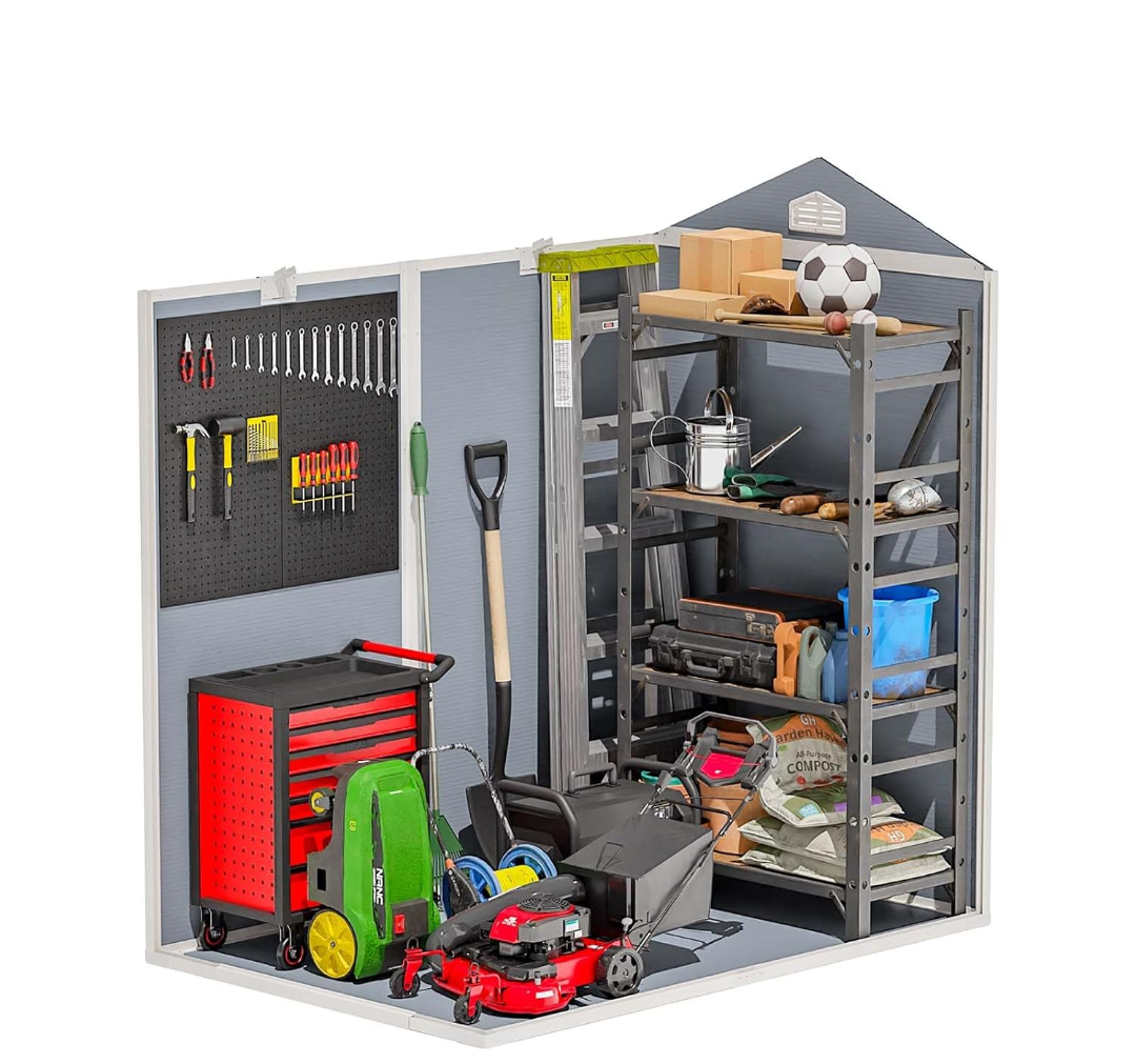 מחסן גינה GreenBox דגם אדם 173X130