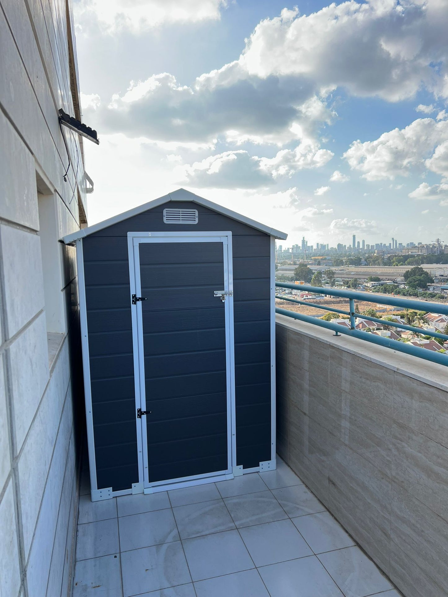 מחסן גינה GreenBox דגם אדם 173X130