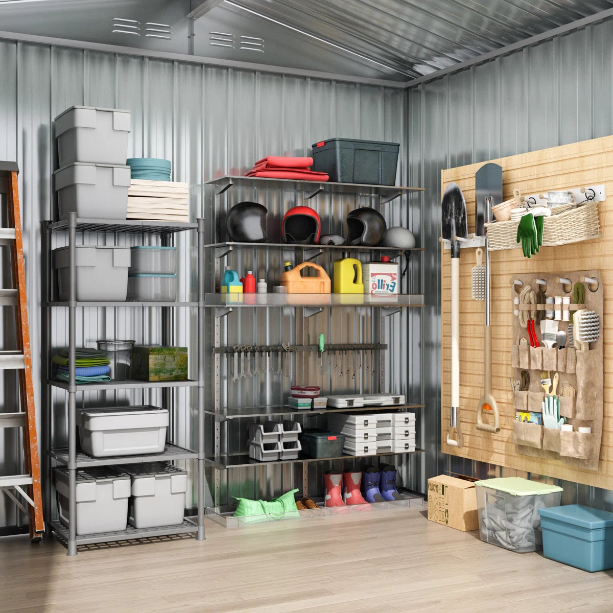 מחסן פרימיום STEEL מבית GreenBox 185X132