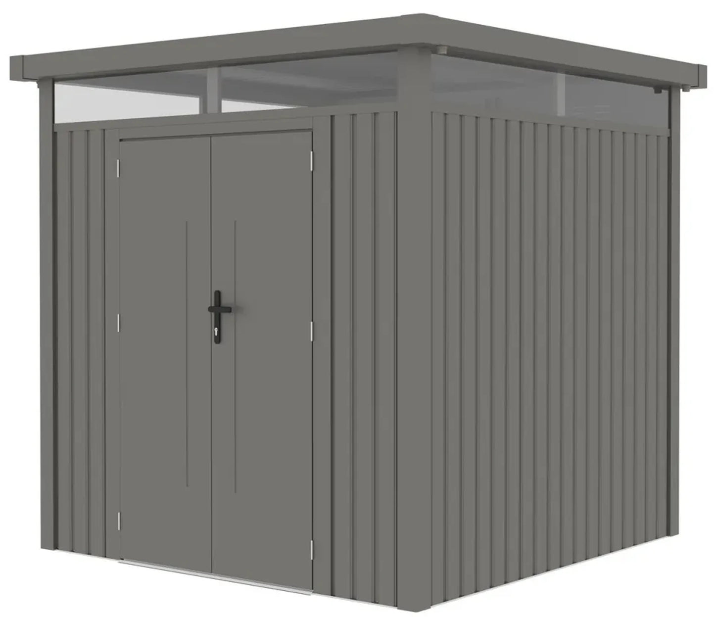 מחסן מתכת Luxuri עם חלון היקפי. 243X183X227