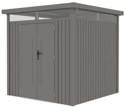 מחסן מתכת Luxuri עם חלון היקפי. 243X183X227