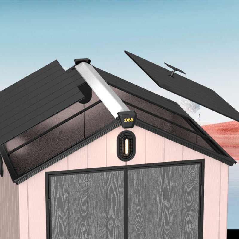 מחסן פלסטיק פולימר דו-שכבתי מבית DBB מדגם KingCenter 247X188