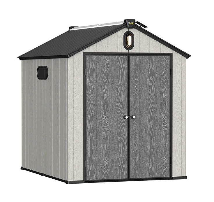 מחסן פלסטיק פולימר דו-שכבתי מבית DBB מדגם KingCenter 247X188