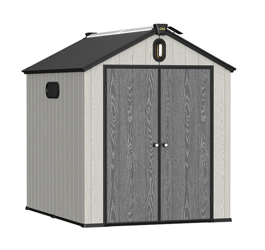 מחסן פלסטיק פולימר דו-שכבתי מבית DBB מדגם KingCenter 247X188